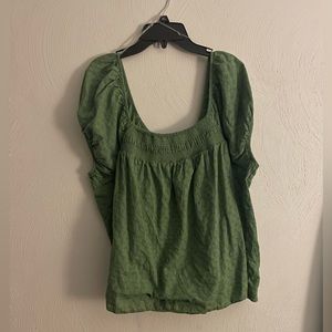 Green blouse worn once